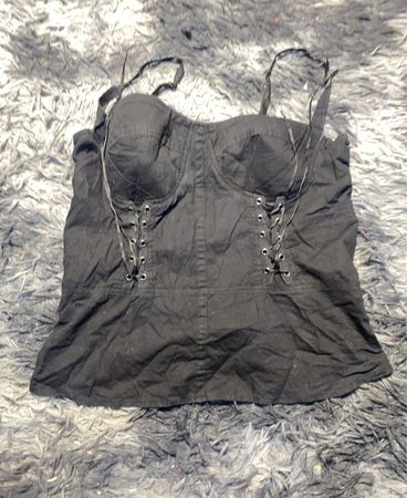 Black Bustier Top
