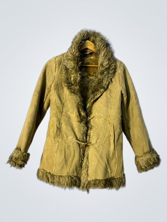 Women's Faux Fur Trimmed Jacket