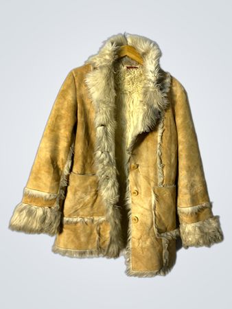 Shearling Lined Suede Jacket