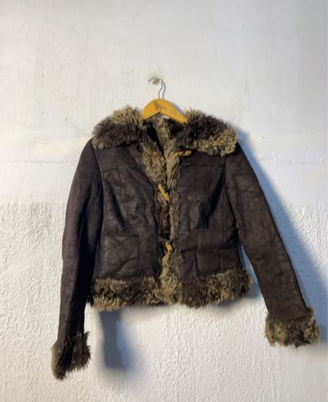 Brown Faux Fur Lined Jacket