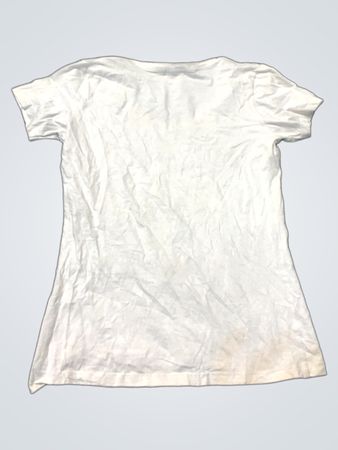 Burberry White T-Shirt with 'B' Logo