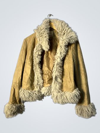 Women's Faux Fur Trimmed Jacket