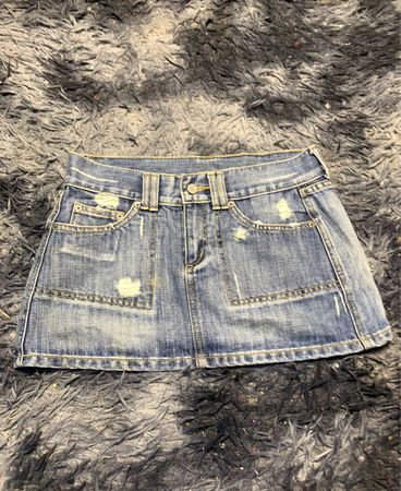 True Religion Denim Mini Skirt
