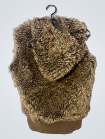 Faux Fur Hooded Vest