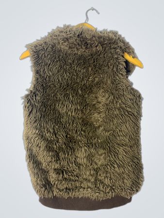 Brown Faux Fur Vest