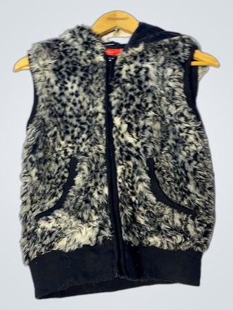Faux Fur Hooded Vest