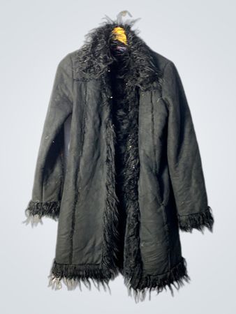 Beverly Hills Faux Fur Trimmed Coat