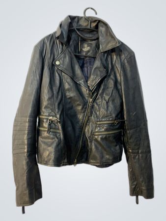 Madeleine Leather Biker Jacket