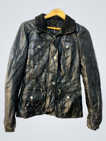 Black Faux Leather Jacket