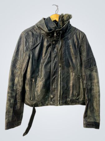 Kaporals Jeanswear Oklahoma Motorcycle Leather Jacket