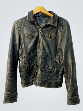 Naf Naf Authentic Leather Jacket