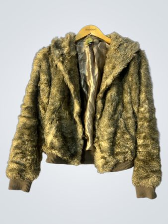 Faux Fur Bomber Jacket