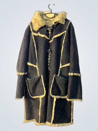 RIVI Shearling Coat Size 42