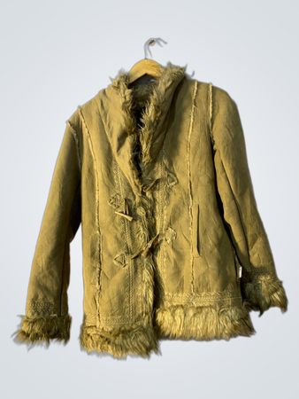 Brown Faux Fur Lined Jacket