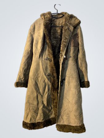 BIG BOSS Suede and Fur Lined Coat