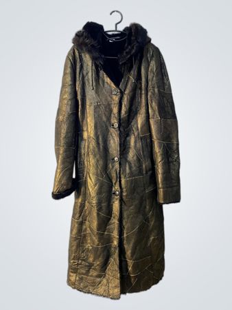 Long Coat with Fur Hood