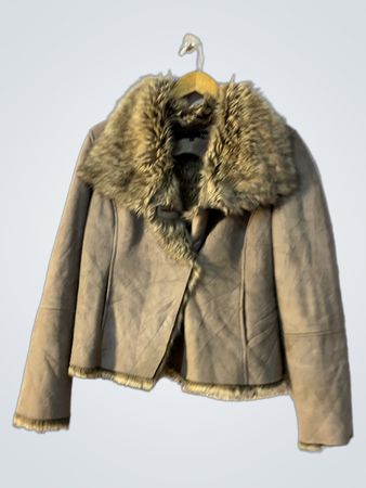Next Faux Fur Trimmed Jacket