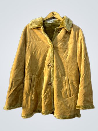 Ming Fu Suede & Fur Lined Jacket
