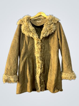 Authentic Casualwear Faux Fur Lined Coat
