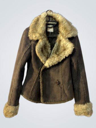 Bershka Faux Fur Lined Jacket