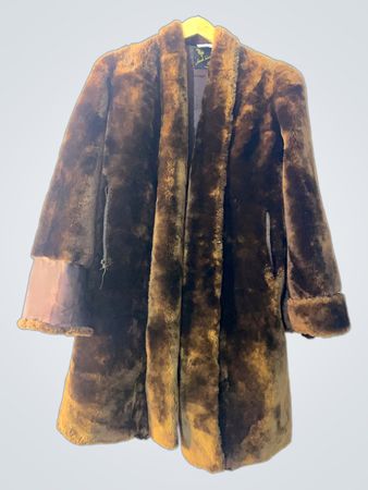 Jack Sussman Furs Brown Faux Fur Coat
