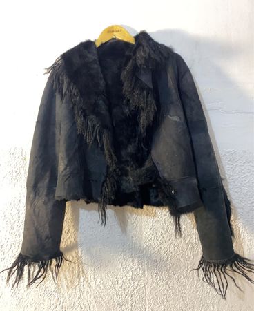 Black Fringed Jacket