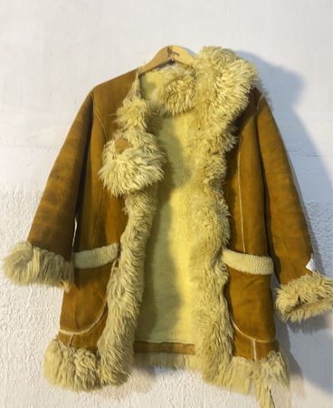 Brown Suede Sheepskin Coat