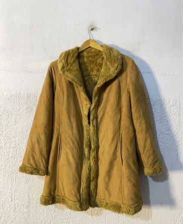 Brown Suede Fur Lined Jacket