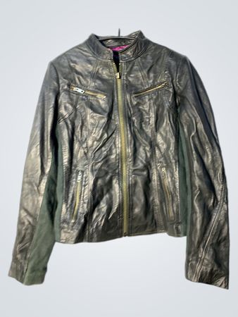 AIM Women's Faux Leather Jacket