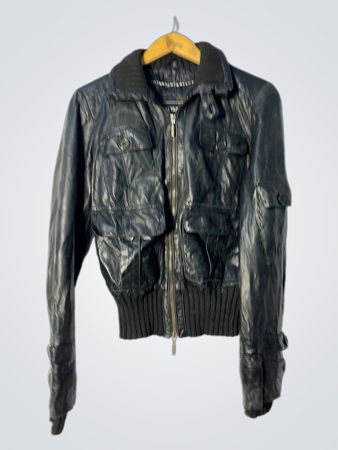 PATAGO Black Leather Jacket
