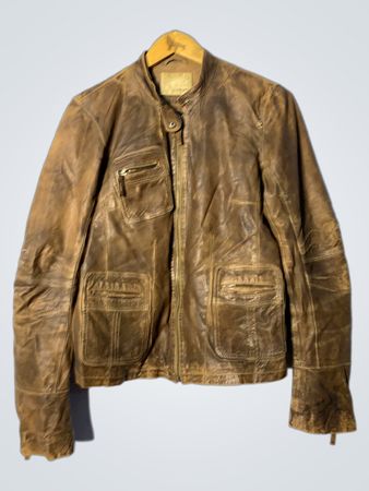 Chevignon Brown Leather Jacket