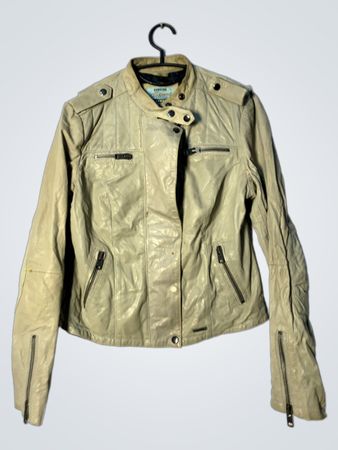 Superdry Leather Biker Jacket