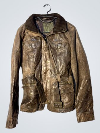 Vero Moda Brown Leather Jacket