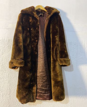 Brown Faux Fur Coat