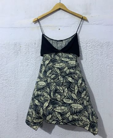 Leaf Print Camisole Dress
