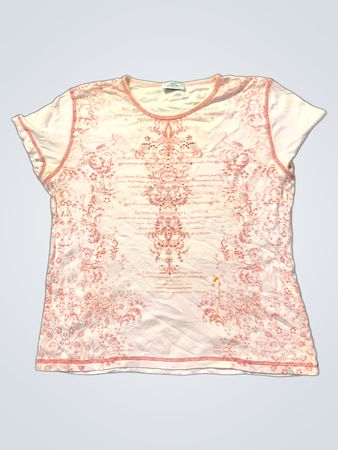 GINA BENOTTI Pink Graphic T-Shirt