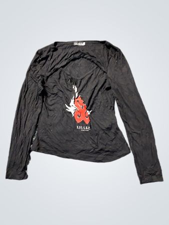 E.C. Créa Langarm-Graphic-T-Shirt