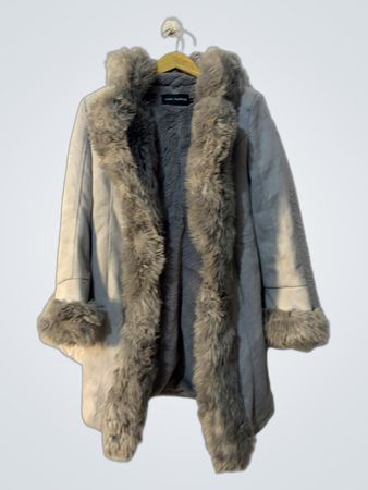 Only Fashion Faux Fur Trimmed Coat