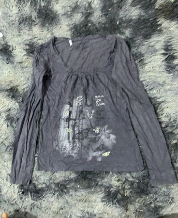 Langarm-T-Shirt mit Grafikdruck