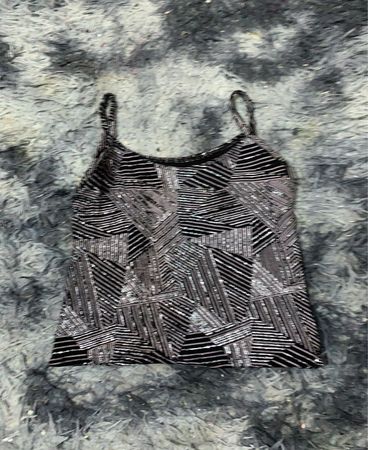 Funkelndes geometrisches Druck-Cami