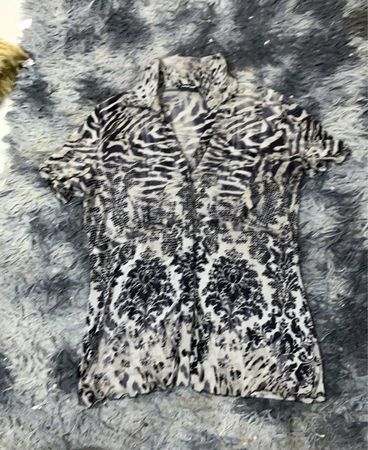 TAIFUN Damen Bluse mit Tierdruck
