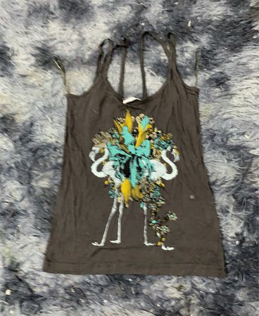 Free People Damen Grafik Tanktop