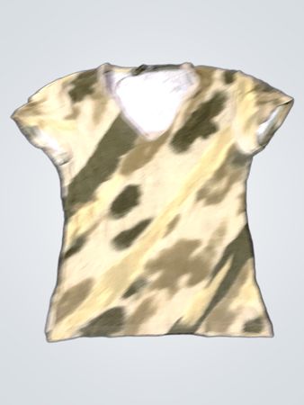 T-Shirt mit abstraktem Muster