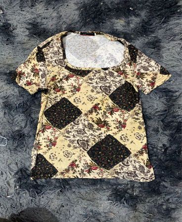 Patchwork Floral Print T-Shirt