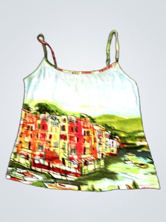 Grafikdruck-Trägershirt
