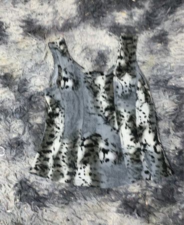 Ärmelloses Top mit Animal-Print