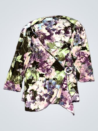 Wallis Floral Wrap Top