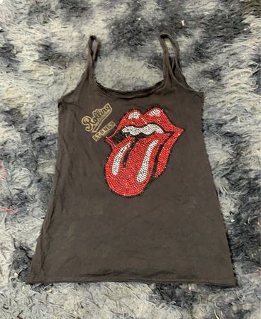 Das Rolling Stones Grafik Tank Top