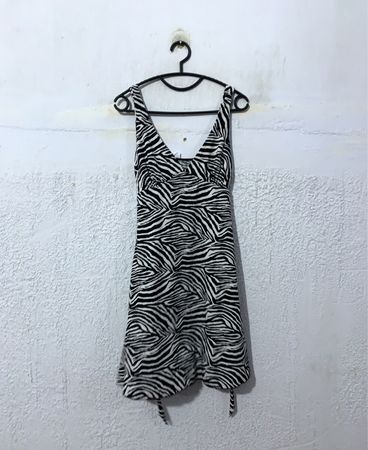 Zebra-Print-Minikleid
