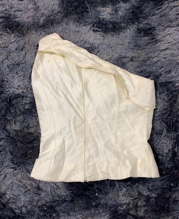 Ivory One Shoulder Top